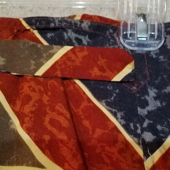 East Winds Trading Co Wrap Around & Self Tie Mini Skirt Batik-Like Print NWOT - Picture 6 of 8